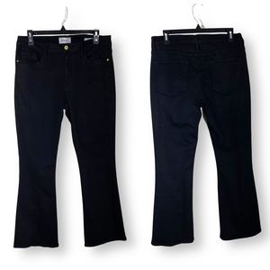 Frame Denim Women's Black Boot Cut Jeans